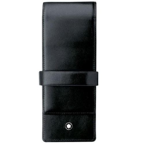 MONT BLANC MST 2 PEN POUCH CLASP BLACK